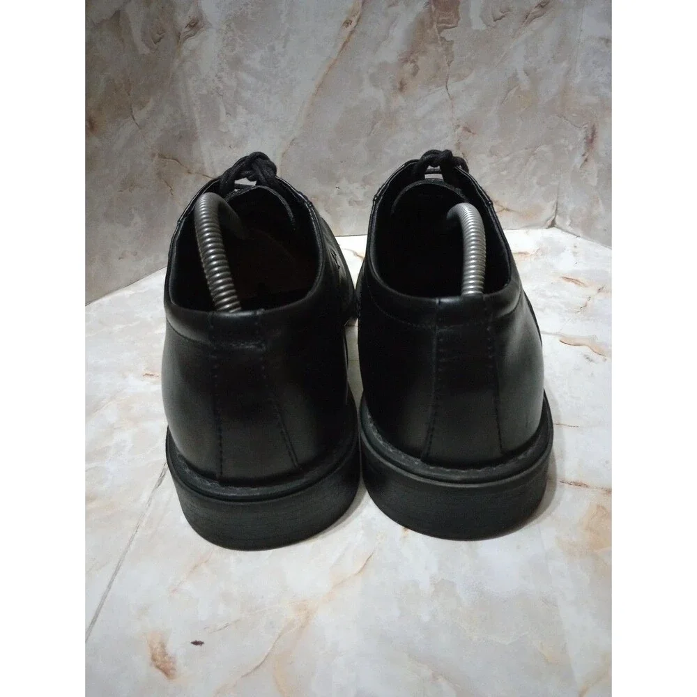 GH Bass & Co Albany Mens Size 11 D Black Leather Bicycle Toe Oxford Dress Shoes